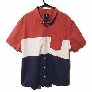 American Eagle XXXL Seriously Soft Button Down